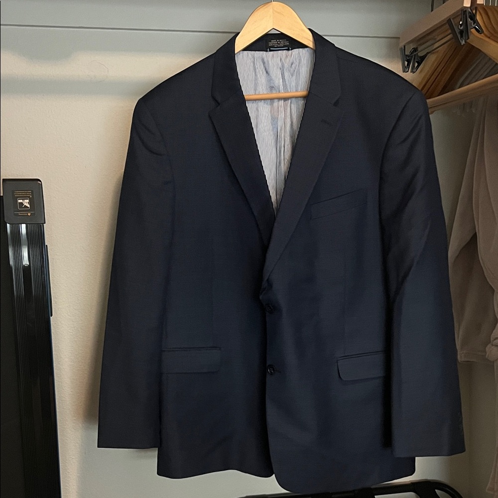 Tommy Hilfiger Men Navy Suite Jacket